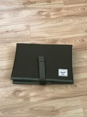Herschel Supply Company Olive Green Foldable Diaper Change Pad